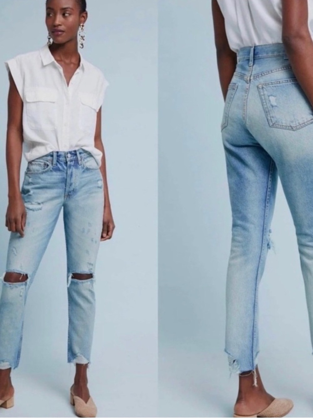 Boyish Billy high waist rigid skinny jeans